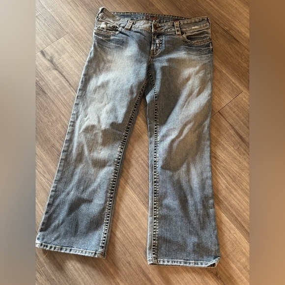 Silver Jeans Santorini  Light Blue Denim. 17 inch waist - Picture 1 of 6